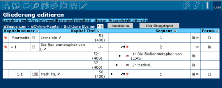 gliederungsansicht